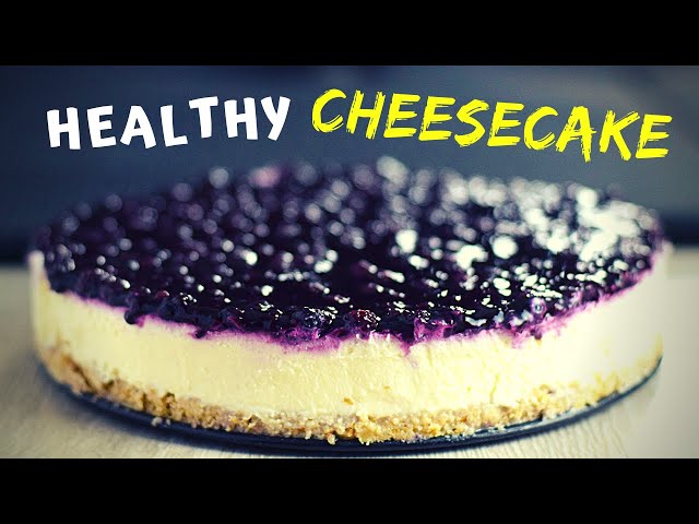 Easy No Bake Blueberry Cheesecake (with oatmeal crust!)