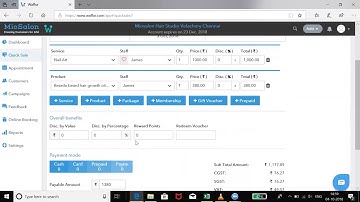 Online Salon and Spa Software-Salon billing made simple Quick billing by MioSalon software