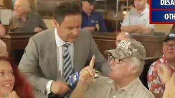 Fox Host Desperately Seeking DeSantis Supporters IN A FLORIDA DINER