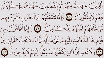 قراءة ممتعة برواية ورش،الجزء العاشر الحزب الأول(19) ،للمقرئ الشيخ يوسف الجزائري (وأعلموا...) الأنفال