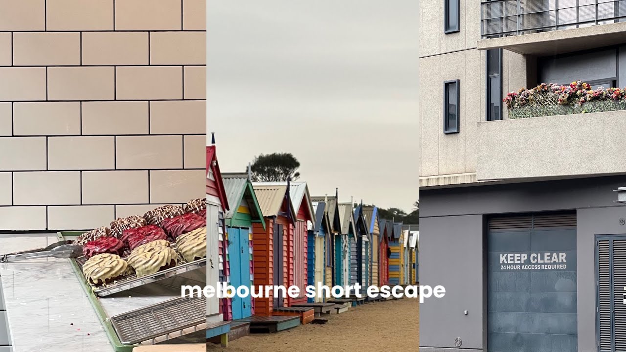 Melbourne Vlog | Short Escape | St. Kilda Beach, Yo-Chi, Humble Rays, Maker