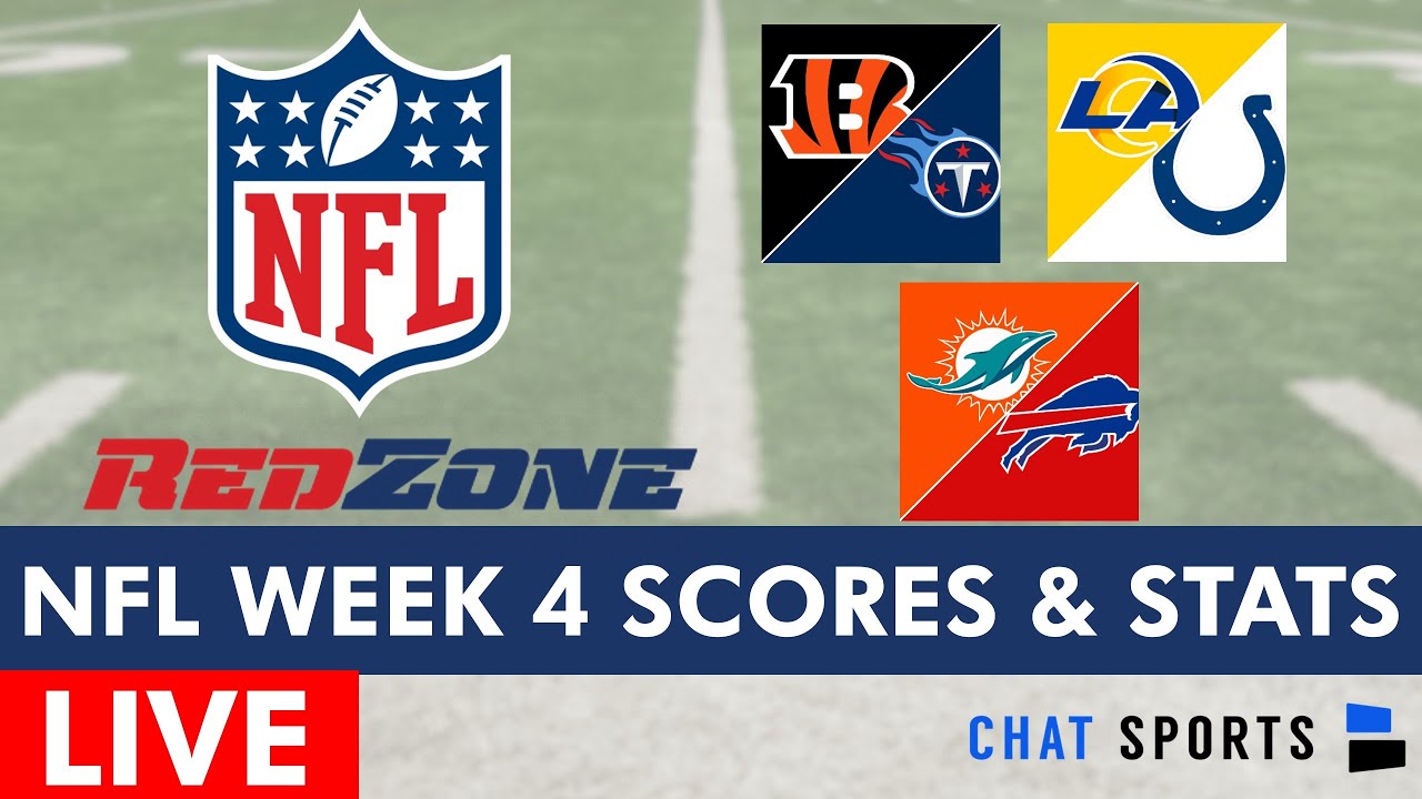 NFL Week 4 RedZone Live Streaming Scoreboard, Highlights, Scores