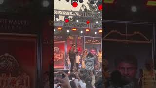 Actor nikhil and  Nabha natesh at sri indu college #actors #nikhil #swayambhu #promotion