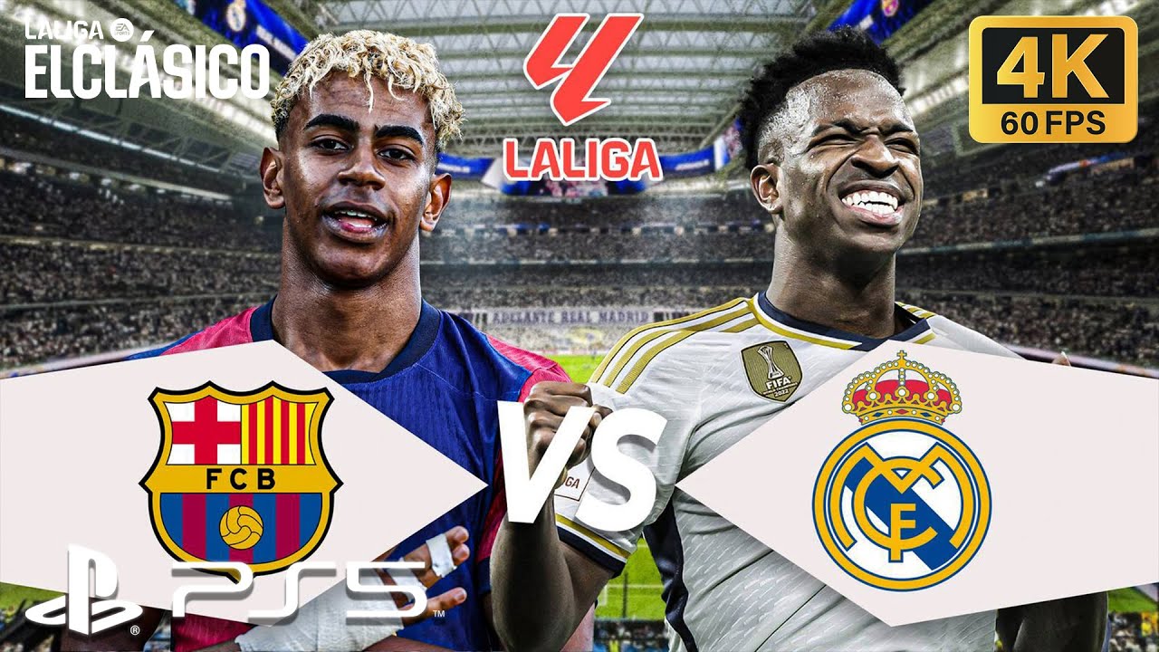 EA FC 26 PS5 Slim - Barcelona vs Real Madrid | El Clásico La Liga [4K HDR 60FPS]