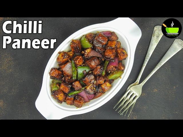 Chilli Paneer | Restaurant Style Chilli Paneer Dry Recipe | How To Make Chilli Paneer | Paneer | She Cooks