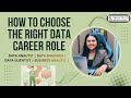 How to choose the right DATA CAREER Role | Which DATA Profile you should choose in 2026