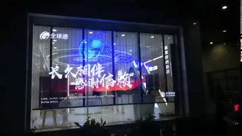 Hanging Installation LED Advertising Screen P3.91 P7.81 Transparent LED Video Panel