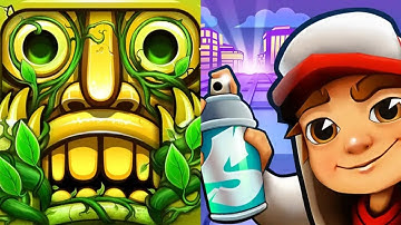 Temple Run 2 VS Subway Surfers Game 2025 Gameplay Android, ios