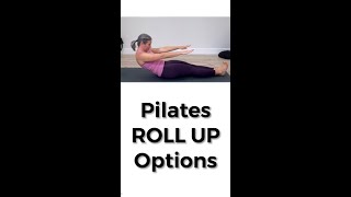 Pilates ROLL UP Exercise Options