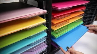 How to Store Paper in a Cube Storage | We R Stack and Nest Paper Trays