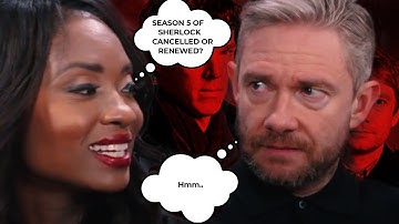 MARTIN FREEMAN talks about SHERLOCK SEASON 5 and BENEDICT CUMBERBATCH (LEGENDADO)🎬