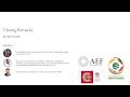 Joint High Level Community Meeting: Closing Remarks