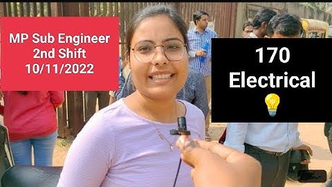 MPSub Engineer2nd Shift10 Nov Exam Review #mppsc #unacademy #khansir #subengineer #winnersinstitute