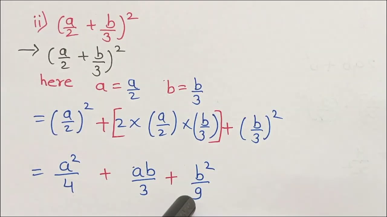7th math | algebraic formulae | practice set 50 