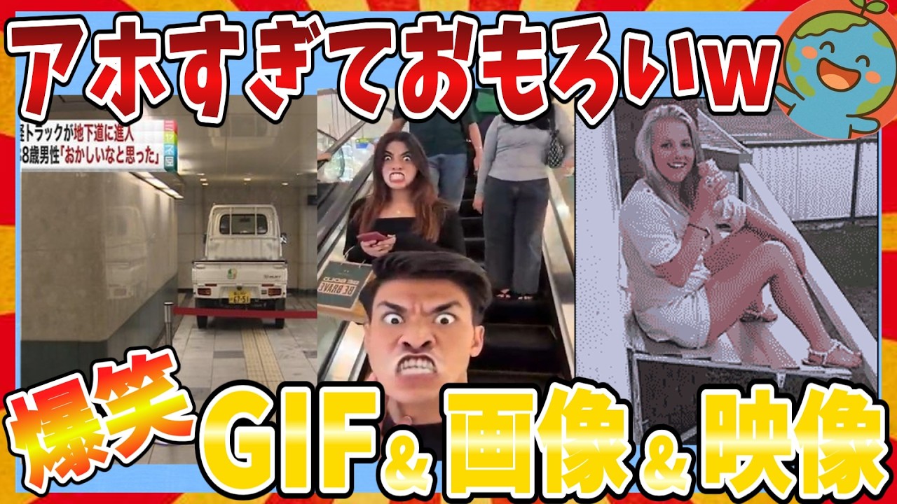 【🌏爆笑】アホすぎて嫌でも笑ってしまうおもしろGIF＆画像＆動画大全集ｗｗｗ【2ch】【ガルちゃんまとめ】