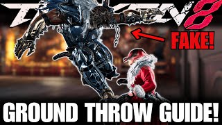TEKKEN 8 ARMOR KING GROUND THROW GUIDE – Hidden Ground Throw Mixups, Wall Tech & Secret Setups!