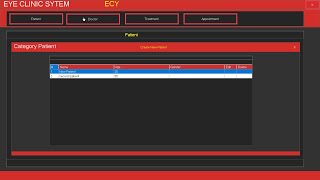 Full Project Eye Clinic System Using C# and SQL Server screenshot 1
