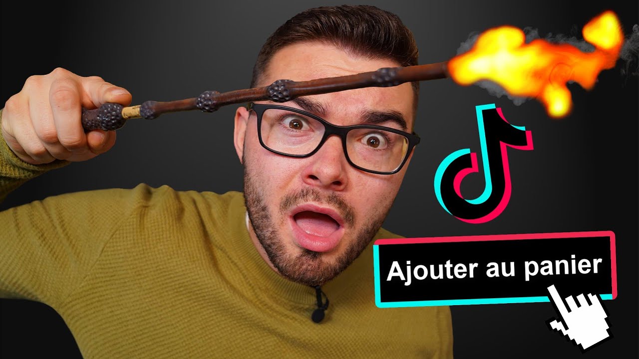 JE TESTE LA BAGUETTE MAGIQUE LANCE FLAMME ! (Vu sur TikTok) 