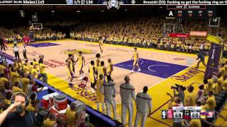 BULLSHIT Harden hits buzzer shot cheese in NBA 2k15