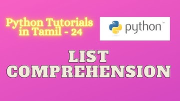 List Comprehension in Python | Python in Tamil | Code with Gokul