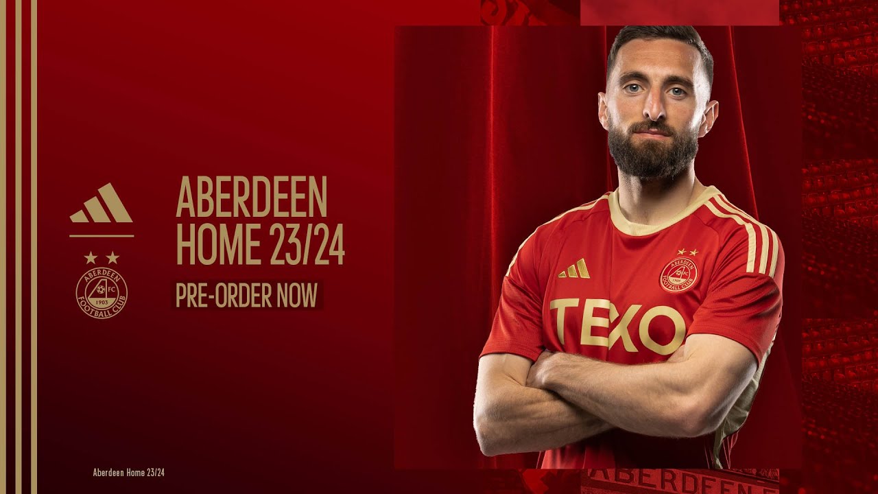 Old meets the new. 🔴 Introducing the 23/24 Aberdeen FC home kit. 