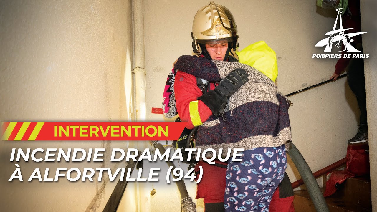 INCENDIE DRAMATIQUE À ALFORTVILLE (94)