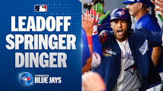 SPRINGER DINGER! 💥 George Springer crushes a leadoff home run for the Toronto Blue Jays! screenshot 5