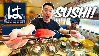 HAMA Sushi has the Best Sushi Quality!! CONVEYOR BELT SUSHI 🍣👑🇯🇵