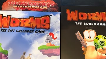 Unboxing Worms Tabletop Game & Advent Calendars from Mantic Games!