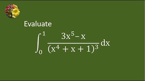 Solving definite integral using algebraic manipulation