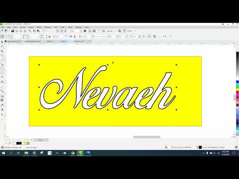 Corel Draw Tips U0026 Tricks Outline Around A Font Part 2