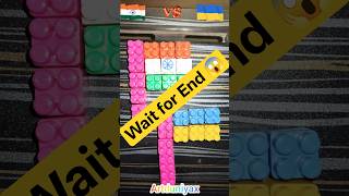 India 🇮🇳 vs Ukraine 🇺🇦 Flag Mix 😱 #shorts #art #youtubeshorts