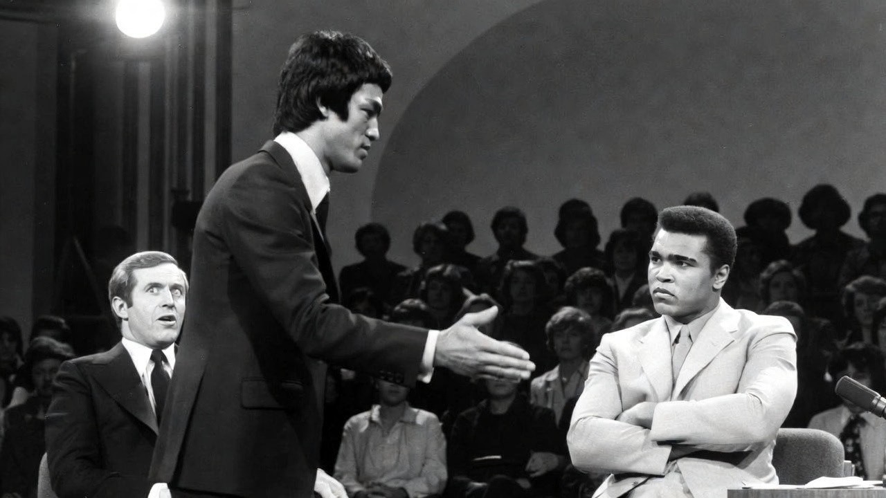 Мохаммед Али Отказался Пожать Руку Брюсу Ли — Слова Брюса Заставили Студию Замереть