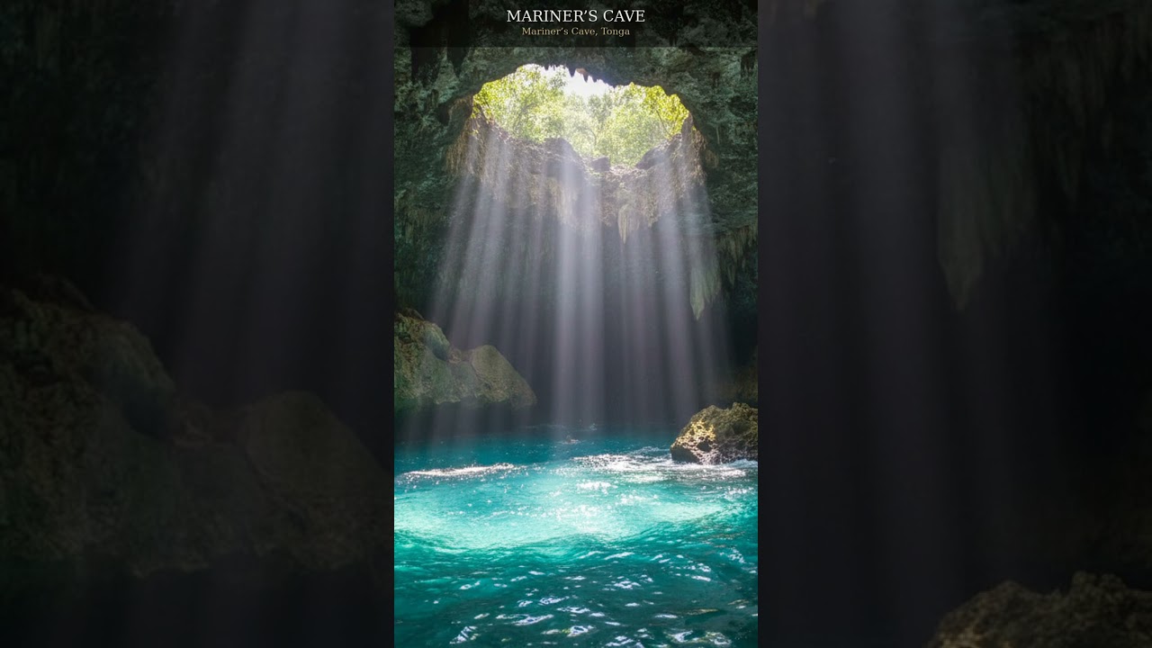 A cave where the ocean whistles #shorts #travel #hiddenplaces