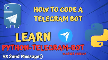 #3 send_message() | Learn PTB(Python-Telegram-Bot) | How To Code A Telegram Bot | @TraxDinosaur
