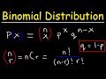 Finding The Probability of a Binomial Distribution Plus Mean & Standard Deviation