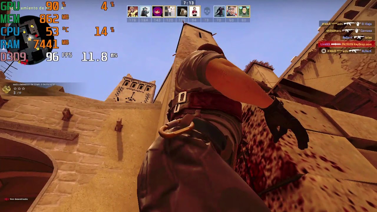 Fps test CS:GO , i5 10400 + UHD 630, at 1080p, 720p, 4:3.