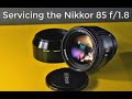 Nikon lens repair : Nikkor 85 f/1.8