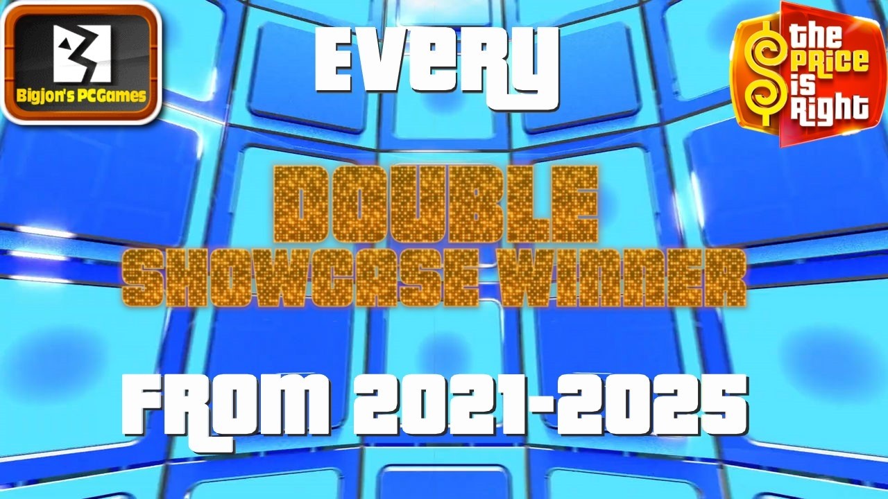 BigJon's The Price Is Right: Every Double Showcase Win From 2021-2025