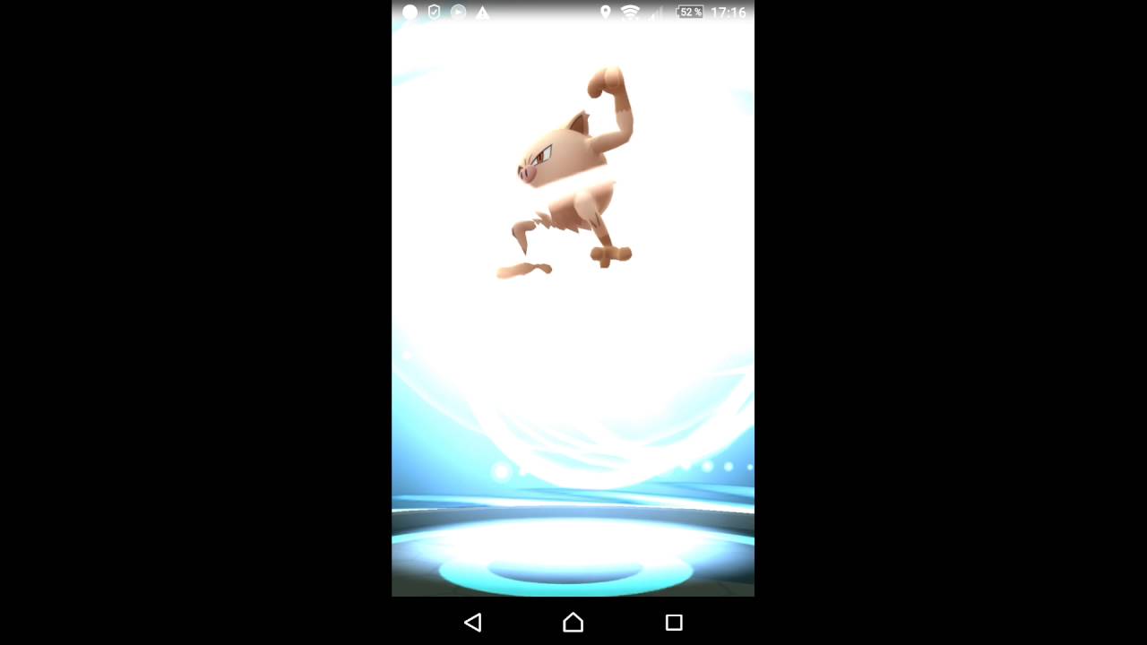 Pokemongo Entwicklung Menki Zu Rasaff Youtube