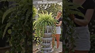 This Melted Cement Planter Looks Unreal 😱🔥 | INSANE DIY Garden Transformation