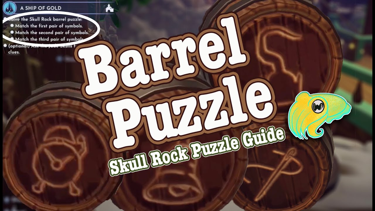 Barrel Puzzle Guide - Disney Dreamlight Valley Peter Pan | skull rock ...