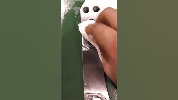 Polishing a CNC machined Parts#cncmachining#cnc