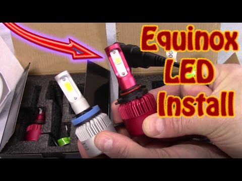 DIY Chevy Equinox LED Bulb Installation   How to Replace a Headlight Bulb on a Chevy Equinox
