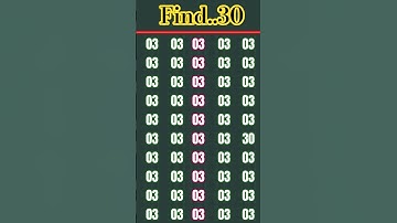 find the odds number 30 #quiz #challenge #find #gkhindishort #puzzle #quizzing #puzzlesolving #maths