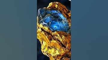 ASMR gold — extracting gold stuck to chalcedony rock using a chisel.