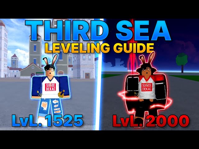 The ULTIMATE Third Sea Guide In Blox Fruits! (1525 - 2450) 