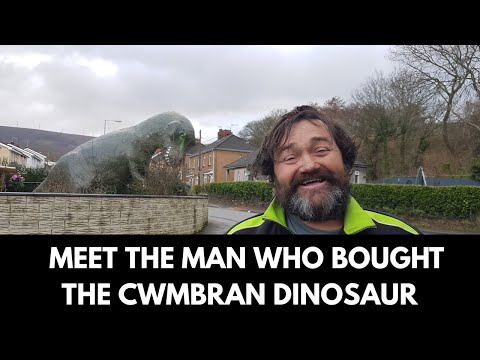 Meet the man who bought the Cwmbran Dinosaur
