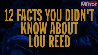 12 Surprising Facts you didn't know about Lou Reed chords