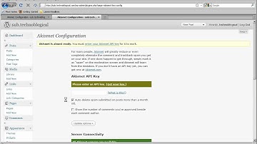 web site by WordPress: Akismet (blocking spam comments)